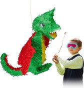 Relaxdays Pinata draak - draken pinata - piñata - verjaardag - kinderfeestje - zelf vullen