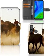 GSM Hoesje Huawei P Smart 2020 Bookcase Cowboy