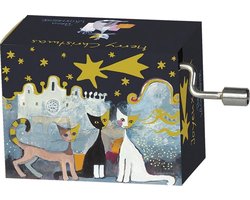 Muziekdoosje kerst Rosina Wachtmeister natale alla rocca melodie stille nacht