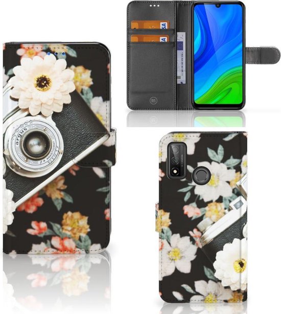 GSM Hoesje Huawei P Smart 2020 Bookcover Vintage Camera