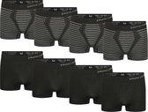 Pierre Cardin - Heren Onderbroeken 8-Pack Seamless Boxers - Zwart - Maat S