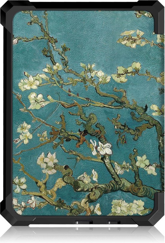 - Kobo Nia Cover Met Magnetische Sluiting en Auto Sleep Functie - Origami - Amandelbloesem van Gogh - Limited Edition - High Quality