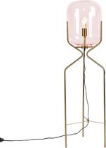 QAZQA bliss - Art Deco Vloerlamp | Staande Lamp - 1 lichts - H 120 cm - Roze - Woonkamer | Slaapkamer | Keuken