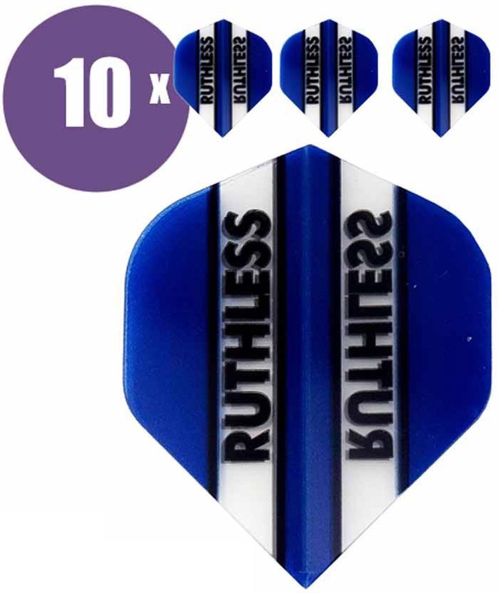 ABC Darts - Dart Flights - Ruthless Classic Donkerblauw - 10 sets (30 stuks)