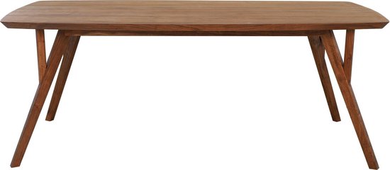 Light & Living Quenza - Table à manger - Bois d'acacia - 220x100x76 cm