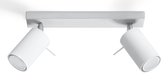 - LED Plafondspot wit RING - 2 x GU10 aansluiting