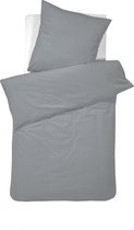 Damai Organic - Dekbedovertrek met rits - Bio satijn - 155x220 cm - Grey