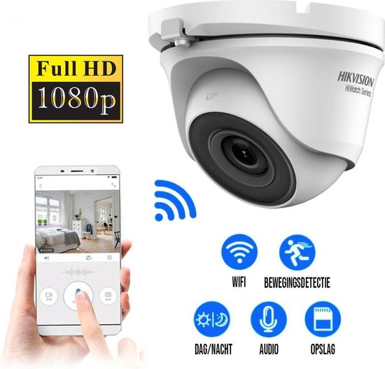 Caméra de sécurité Hikvision - Caméra de sécurité 1080P - Ensemble de  Surveillance par... | bol.com