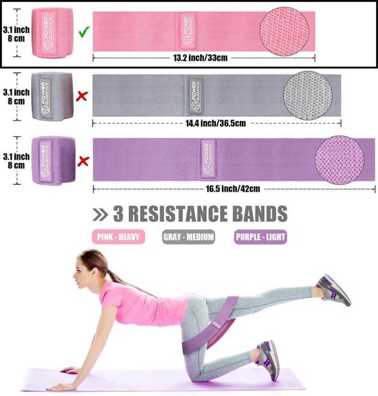 Power Guidance - Weerstandsband - Small - Roze | bol.com