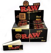 Raw Tips Black ( 50 booklets x 50 Tips )