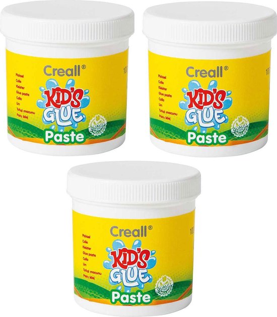 Kid's Glue Paste Set 3x100g Creall bol