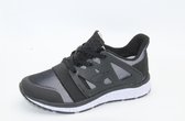 Piedro sport sneaker- zwart / zwart- maat 33