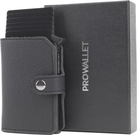 ProWallet Plus - Lederen Zwart - 9 Pasjes + Briefgeld - RFID... | bol.com