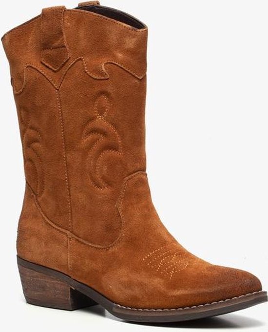 TwoDay leren dames western enkellaarsjes Zwart Maat 39 TwoDay leren dames western enkellaarsjes Zwart Maat 39
