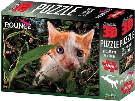 Gezond eten functie haat National Geographic 3D puzzel Pounce cat Pokemon 500 stukjes | bol.com