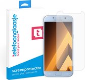 Telefoonglaasje Screenprotectors - Geschikt voor Samsung Galaxy A5 2017 - Case Friendly - Gehard Glas Screenprotector - Geschikt voor Samsung Galaxy A5 2017 - Beschermglas