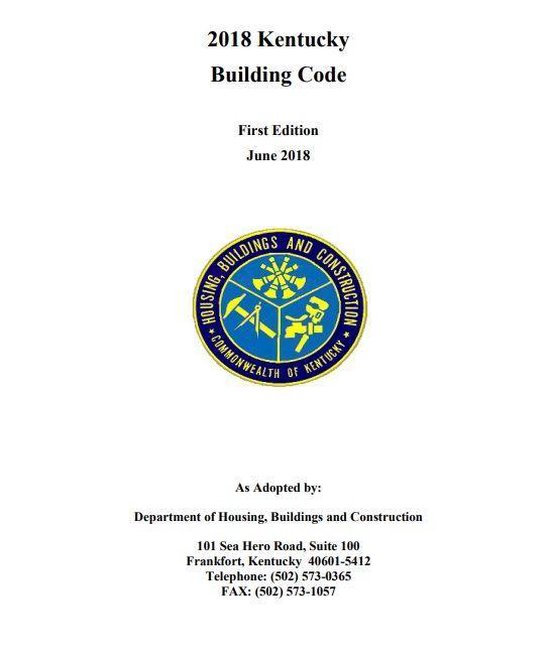 2018 Kentucky Building Code (ebook), Department Of Housing, Buildings