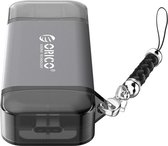 ORICO USB 3.0 6-in-1 kaartlezer voor SD/TF geheugenkaarten - Grijs