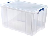 Bankers Box ProStore boîte de rangement en plastique avec couvercle 85L