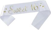 Sweet 16 hartjes sjerp (wit) | Feest - Verjaardag - Sweet Sixteen