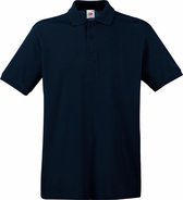 Fruit Of The Loom Premium Heren Poloshirt Met Korte Mouwen (Donker Marine)