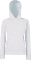 Fruit of the Loom - Lady-Fit Classic Hoodie - Wit - XL