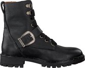 Develab Meisjes Veterboots 41166 - Zwart - Maat 37