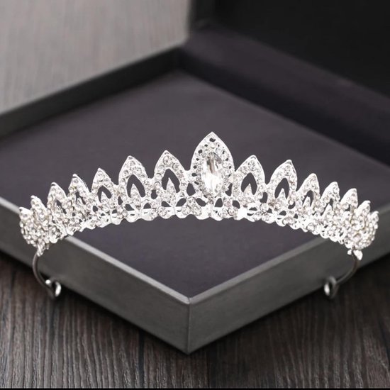 tiara, kroon, bruiloft kroon, prinsessen tiara | bol.com