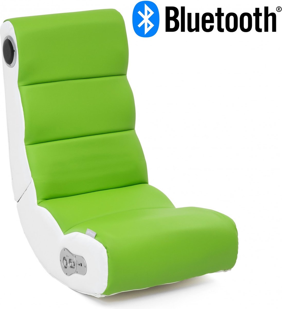 24Designs Soundz Pro - Racestoel Gamestoel - Bluetooth & Speakers - Groen