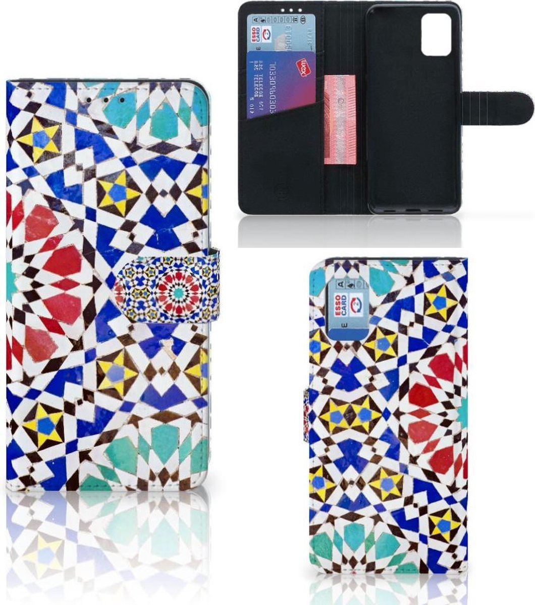 Boekhoesje voor Samsung Galaxy A31 Bookcase Mozaïek