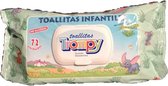 Trompy Babydoekjes met Aloe Vera 72 stuks per pak, hersluitbaar ( set van 10 pak )