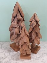 Kerstboom Teak 3d Small 30cm