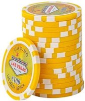 Las Vegas chips €100,- (per 25 stuks)