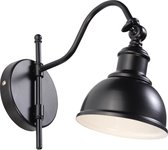 Mare W - Antiek Zwart - Wandlamp - E27