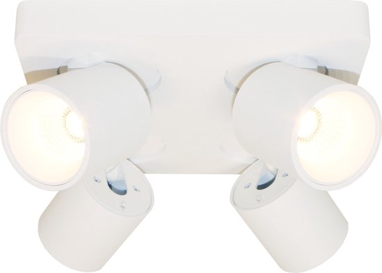 Plafondlamp Laguna 4L Wit - LED 4x6W 2700K 4x540lm - IP20 - Dimbaar > spots...  | bol