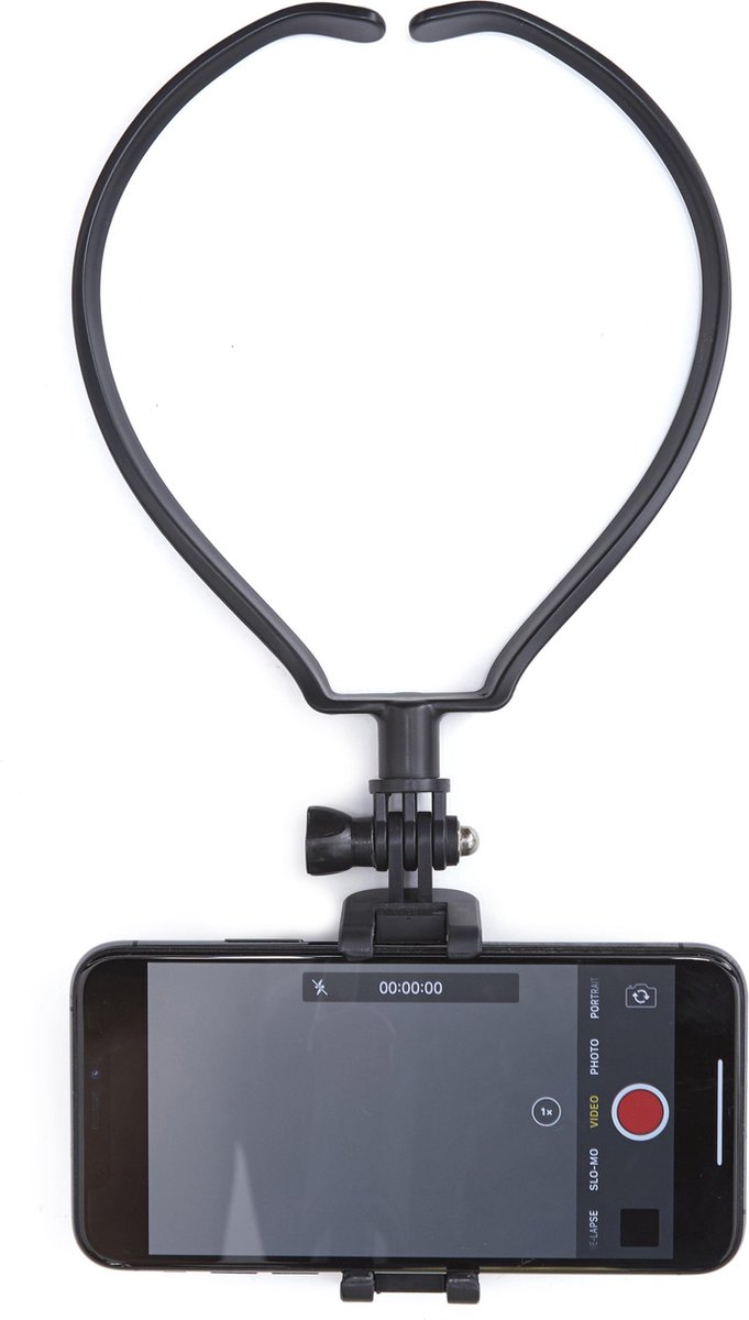Sangle de harnais de poitrine pour téléphone portable Selfie Chest Mount  avec clip de téléphone portable pour caméra d'action Pov Gopro Samsung 