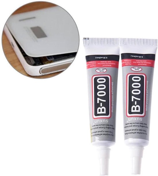 Overeenstemming sticker Verstrooien Professionele set van 2 tubes B-7000 lijm - Multifunctionele industriële  lijm - Semi... | bol.com