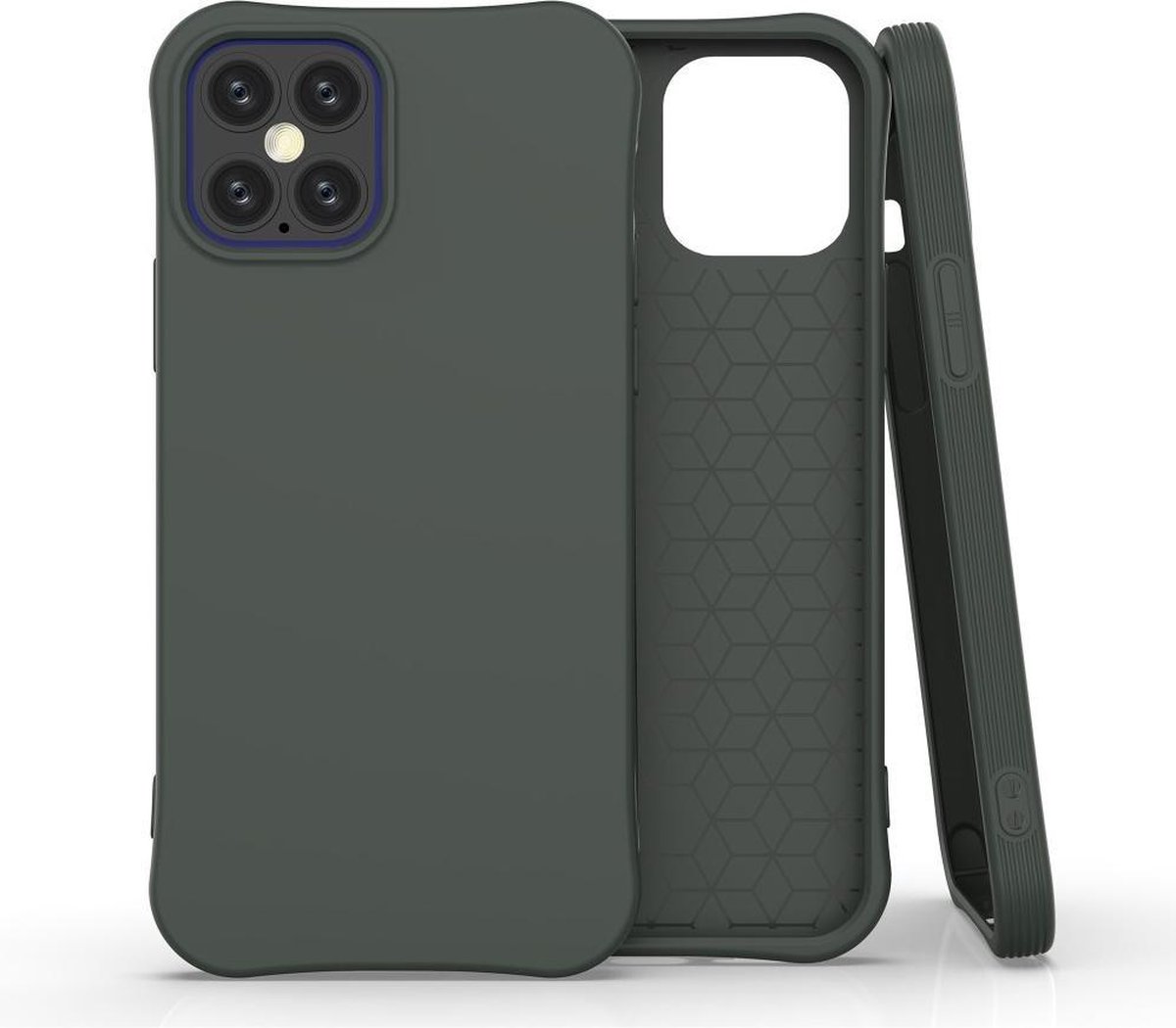 Casecentive Soft Eco TPU Case - Duurzaam hoesje - iPhone 12 Pro groen
