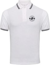 FitProWear Polo heren Wit Zwart maat XXL - Poloshirt - Polo - Heren Polo - sportpolo - polo katoen - polo met kraag - polo korte mouwen - herenkleding - sportkleding