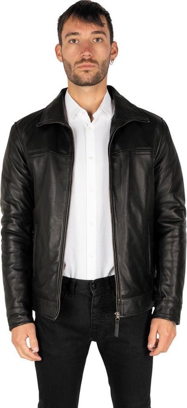 Leather Hype Veste en cuir Veste en Leather Hype homme Taille L