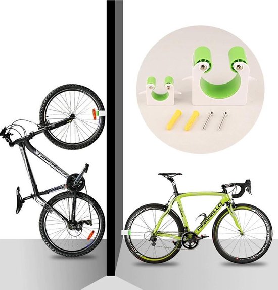 2X support mural suspendu pour vélo