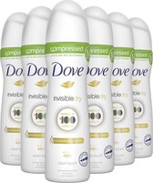 Dove Invisible Dry Antiperspirant Deodorant 6 x 75 ml - Value pack