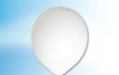 Ballon wit ø 12,5 cm 100 stuks - .