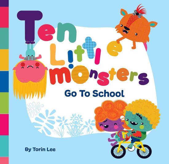Ten Little Monsters Go to School - cover