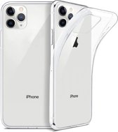 Iphone 11 Transparante hoes TPU - stevig, flexibel, schok- en krasbestending