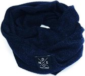 KMDB Colsjaal navy blue Unisex Blauw - Maat One-Size