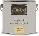 Lifestyle Krijtverf - Vintage geel - 2.5 liter