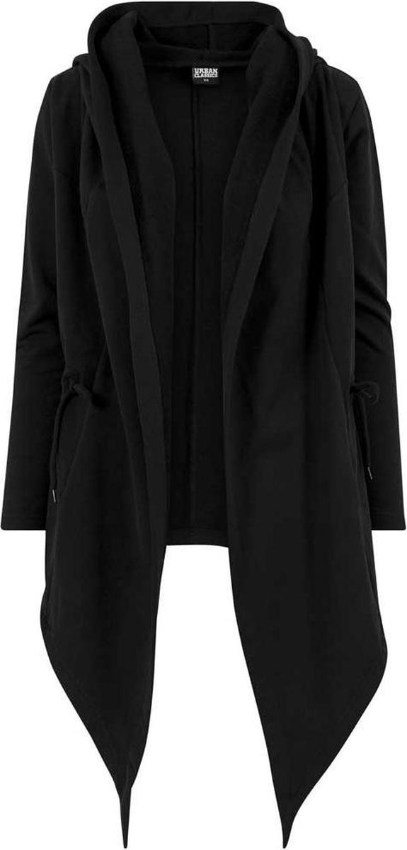 Urban Classics Ladies Hooded Sweat Cardigan Cardigan 5XL Katoen Zwart