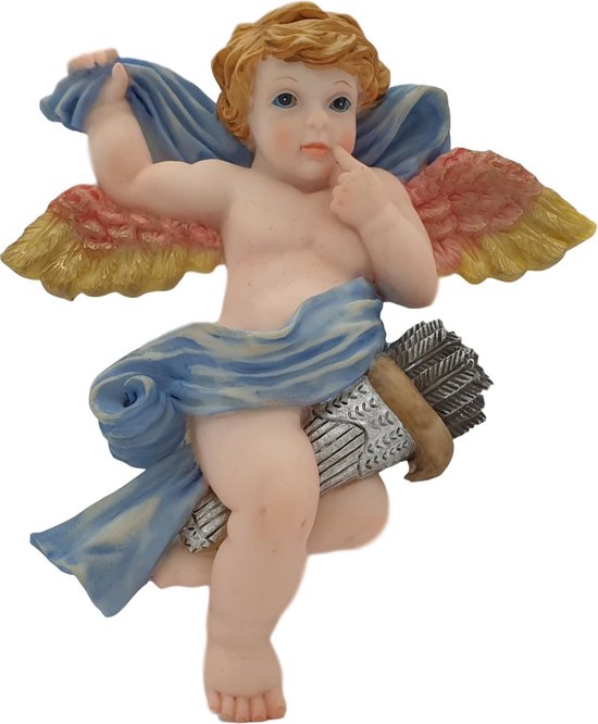 Engel beeldje voor binnen en buiten – hangend engelbeeldje decoratie 17 cm hoog | GerichteKeuze