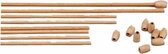 Wooden Sticks for mobile, ca.15/30cm, 3mm